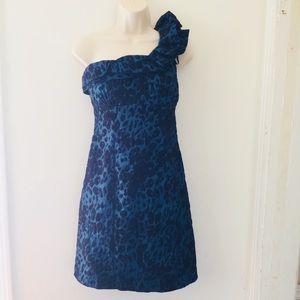 Snap brand teal evening dress